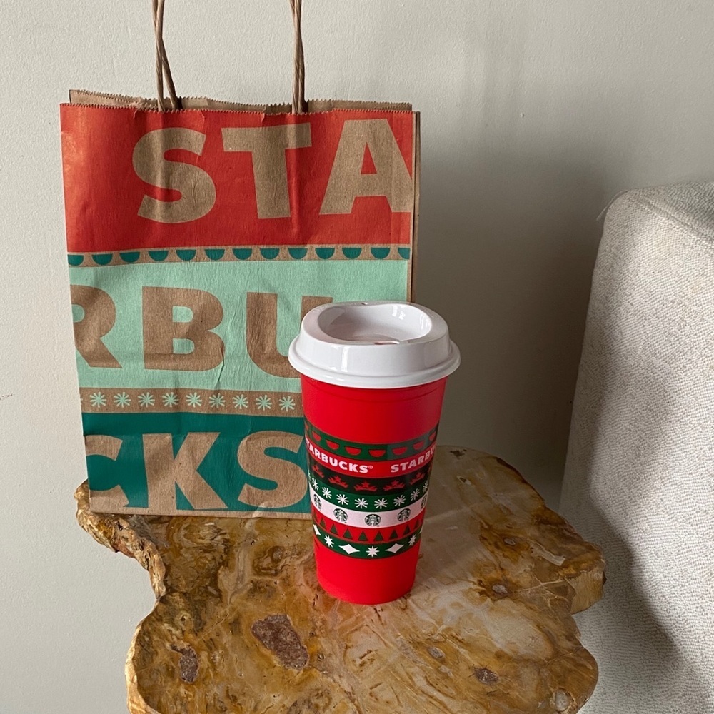 STARBUCKS 2020 holiday limited edition hot cup red